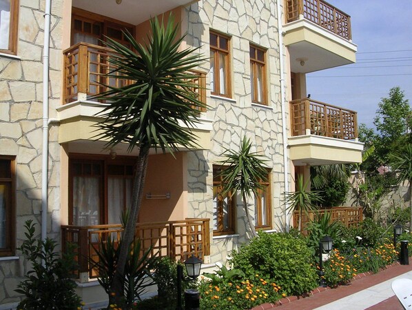 Garden and balconies